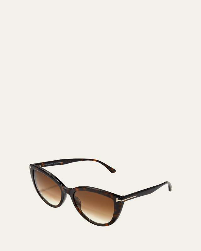 Isabella Plastic Cat-Eye Sunglasses